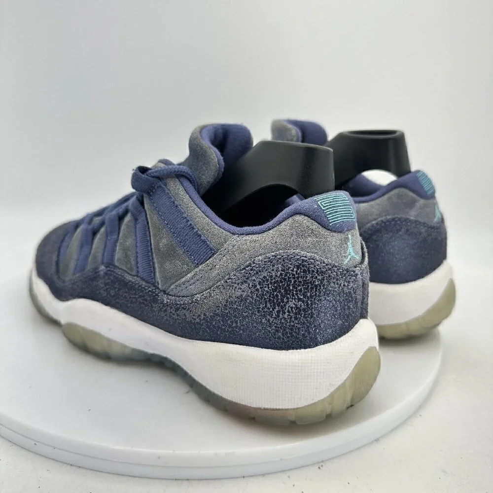Nike Air Jordan 11 Retro Low Blue Moon Youth Shoes 580521-408 Size 4Y Women 6